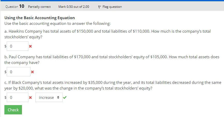  Question 10 Partially correct P Flag question Mark 0.50 out of
