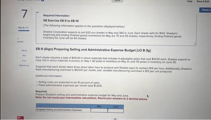  Required Information SB Exercise E8-5 to E8-10 [The following information apples