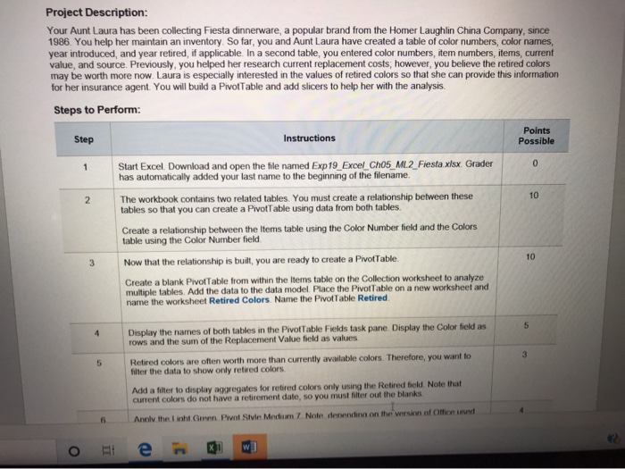 can create a Pivot Table using data from both tables Create a