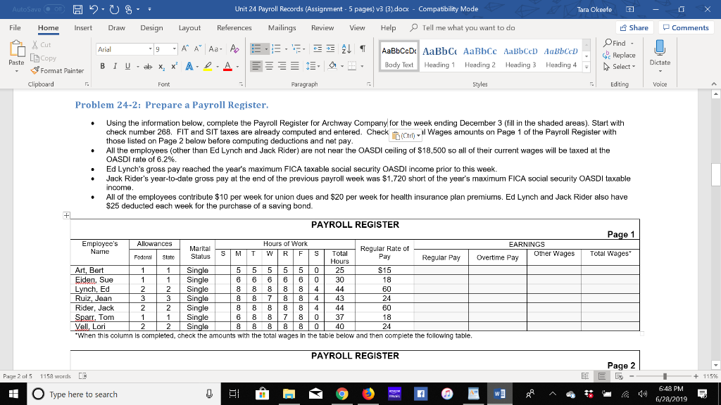 Mode Tara Okeefe Tell me what you want to do Comments File