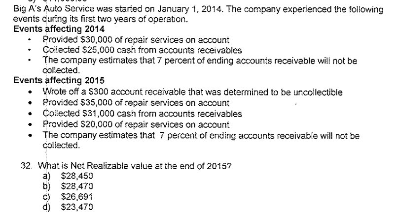  Please provide the step by step working too thanks Big A's