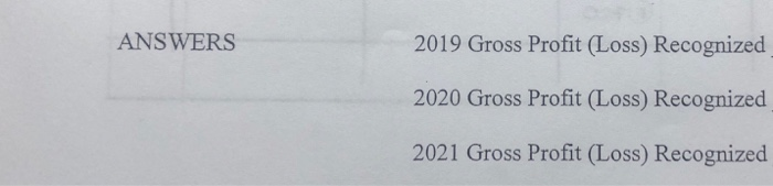 new building project on January 1, 2016. The project is to be