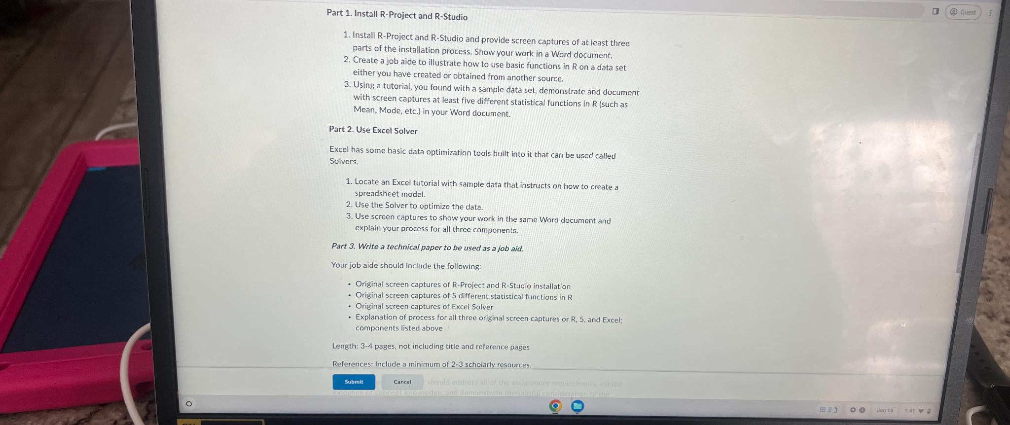  Part 1. Install R-Project and R-Studio Install R-Project and R-Studio and
