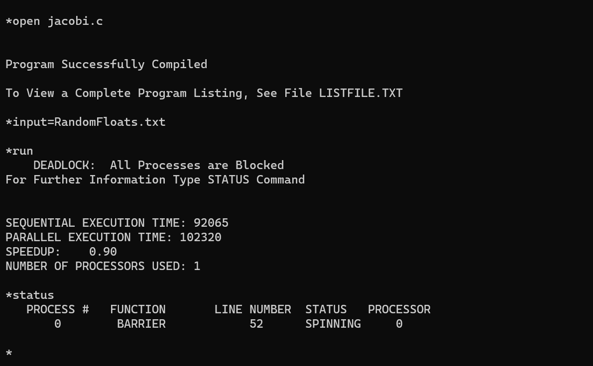 I have written the following code for the following: Developing an efficient