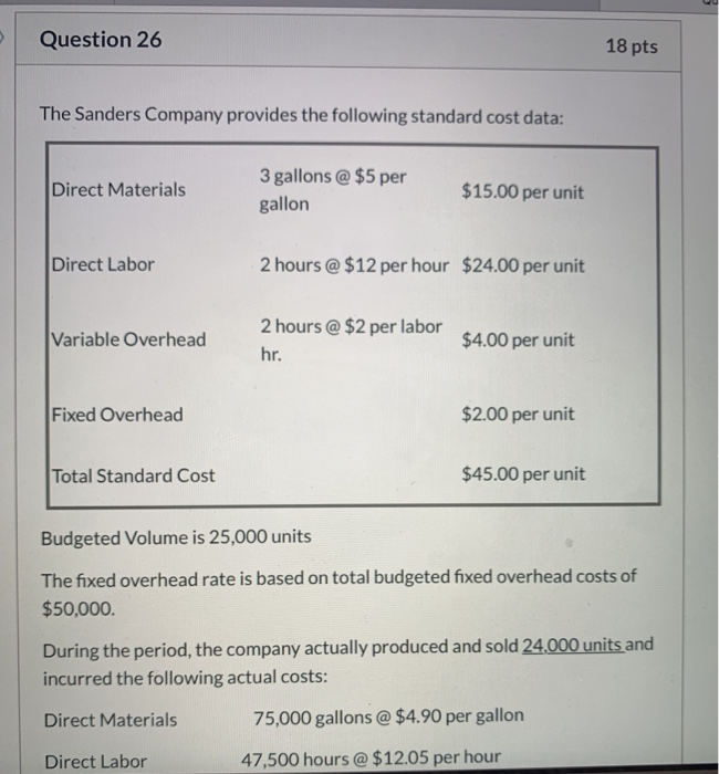 the clock used in the product. Talladega has received an offer from