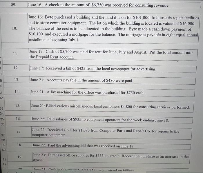 worksheet section and the general journsl section. The first 5 photos are