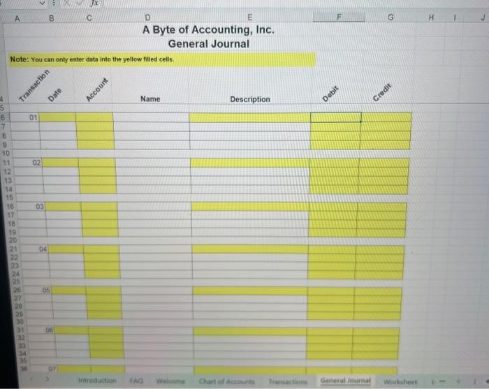 for consulting revenue. June 16: Byte purchased a building and the land