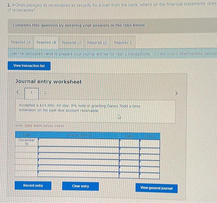 this question by entering your answers in the tabs below. Use the
