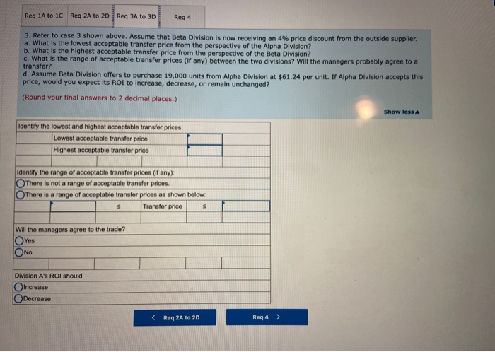 (ROI). Assume the following information relative to the two divisions: 56,00 56,00