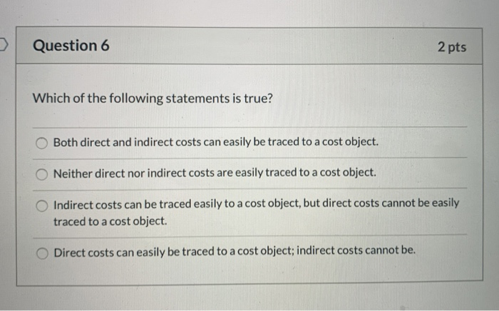 Question 2 2 pts A creditor is analyzing a company that has