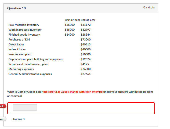 What do I add what do I subtract to get Question