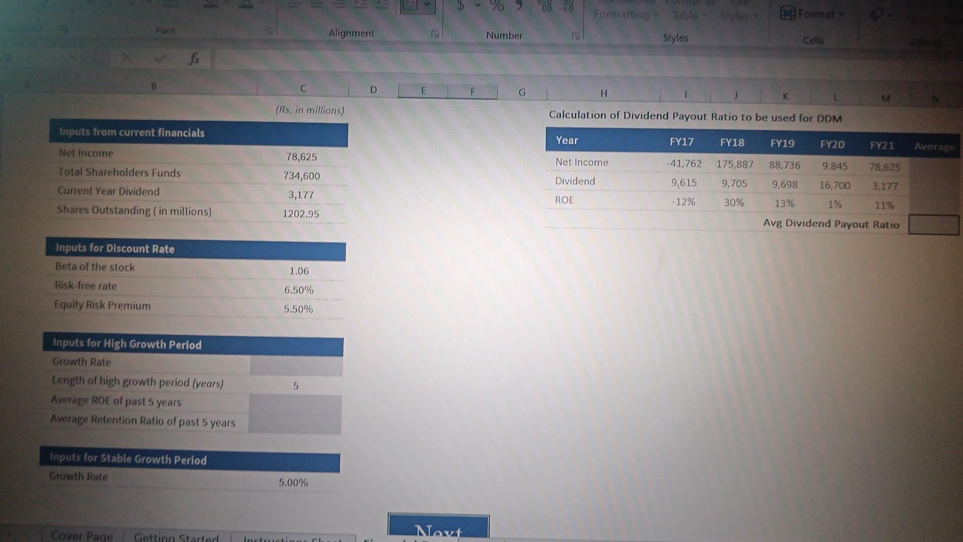 all the grey items need to filled. request for having formula