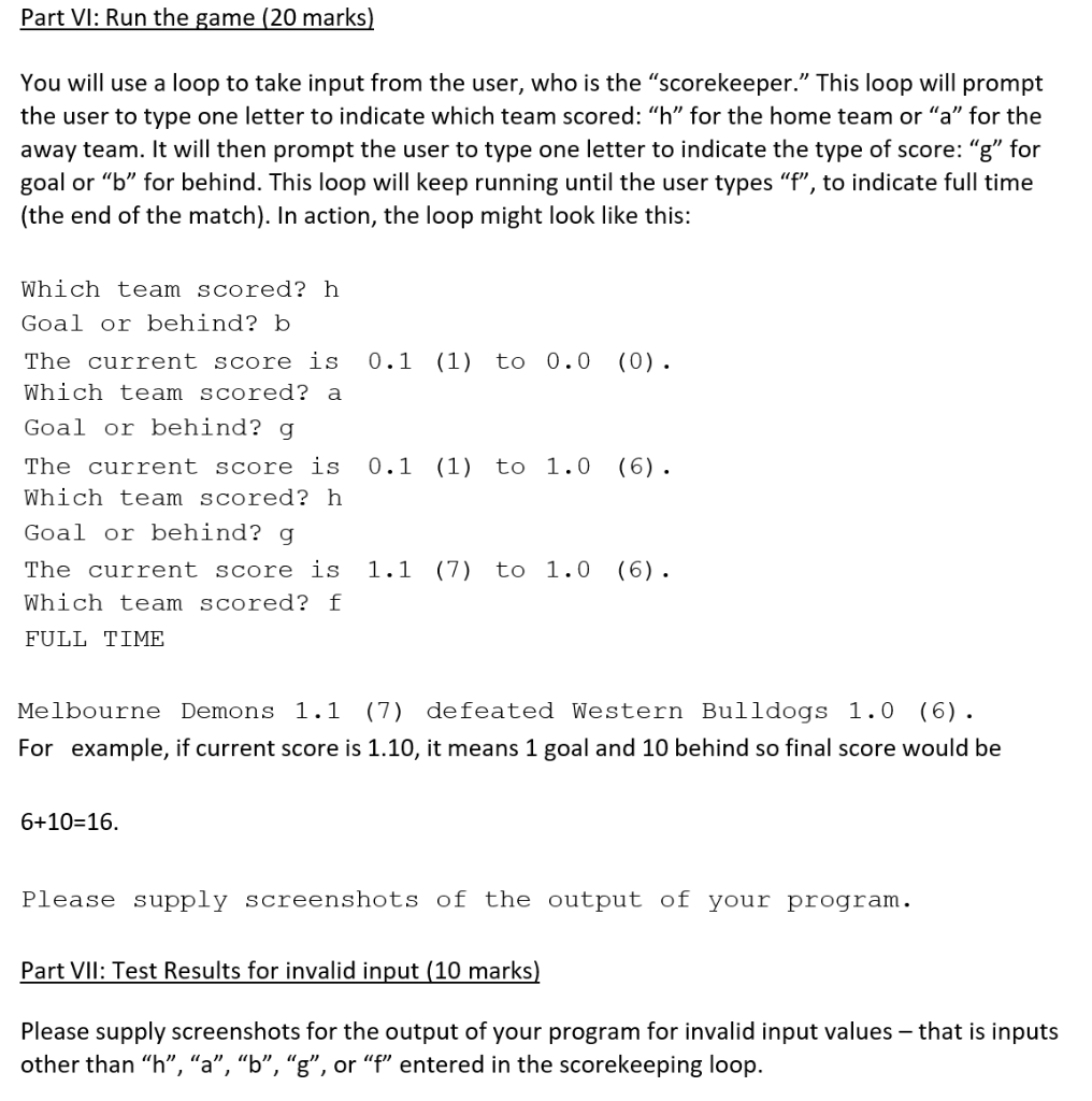 AFLTeamMember. Each team member (players, coaches, etc.) has a name and a