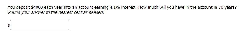 contribute $425 quarterly. Round all answers to the nearest cent as needed.