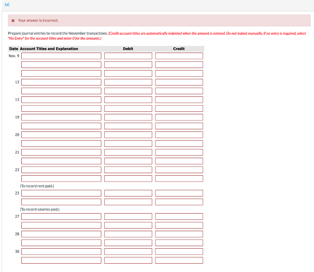 Corp.'s opening trial balance was as follows. The company adjusts its accounts