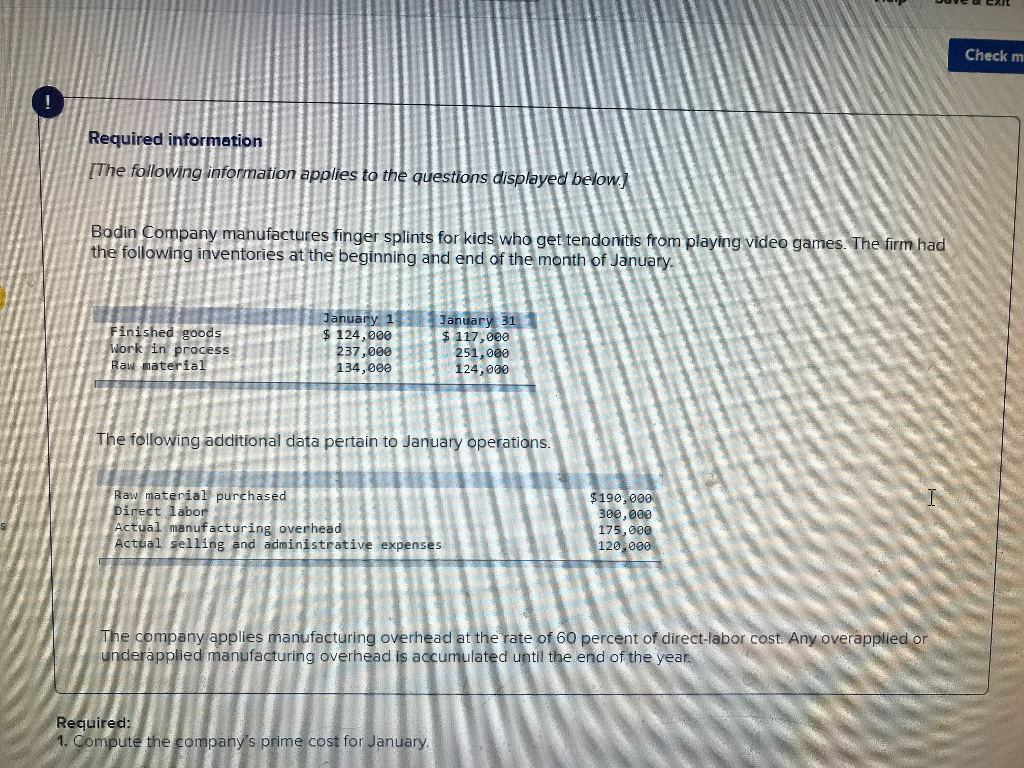 Please help me figure out how to compute this question. Compute company's