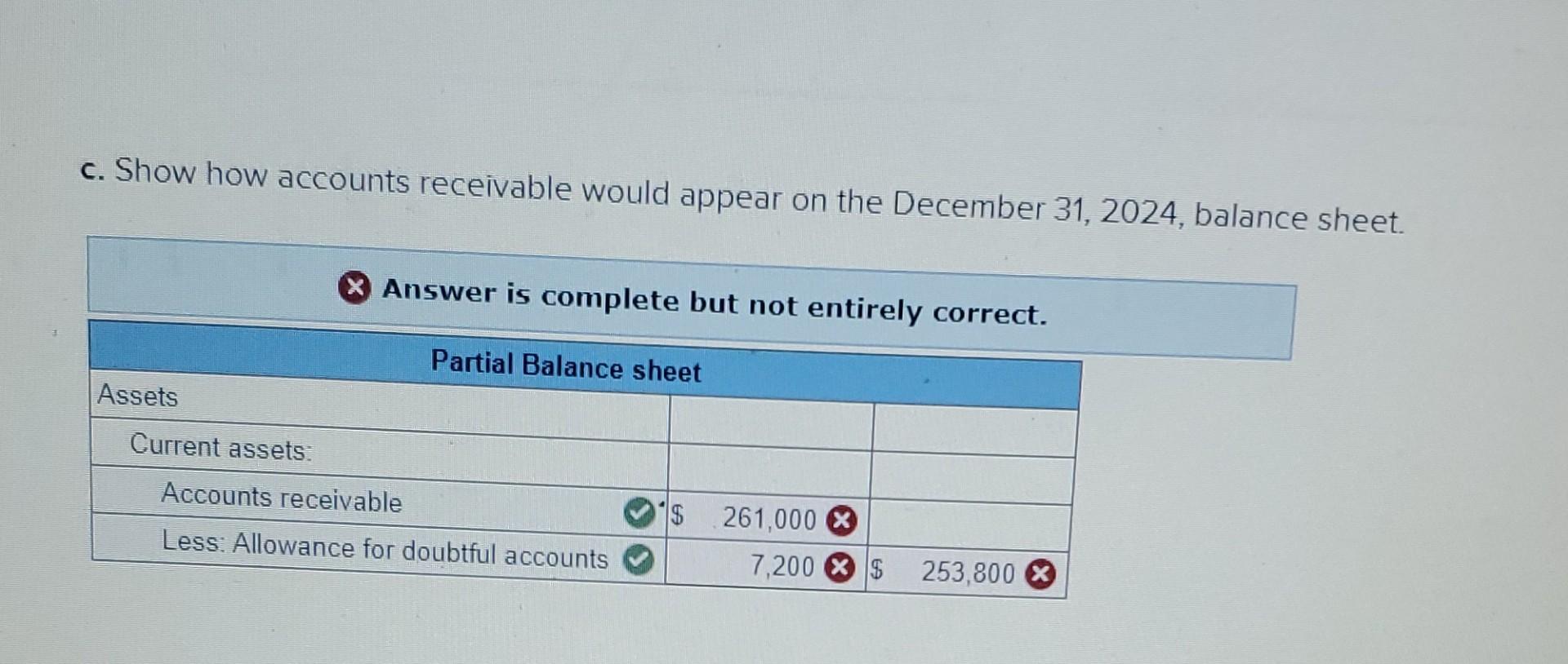 Required: a. Prepare the adjusting entry assuming that Winfrey estimates uncollectible acrounte