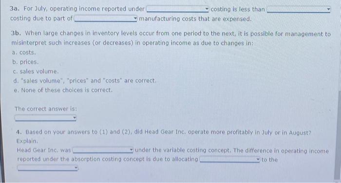 31,200 hats and sAdd 33,300 hats. Operating data for August are summarized
