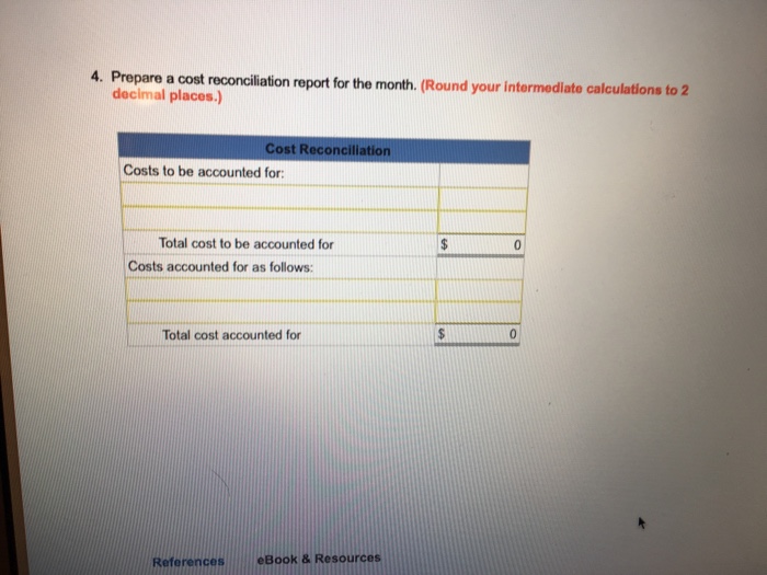 processing stages prior to completion. Information on work in the first department,