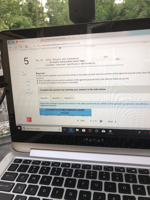 Due 6/25 At the end of May, the sales journal of Mountain