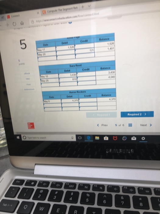 View appears as follows. Assume beginning inventory balanc $14,814 Accounts Receivable Cost