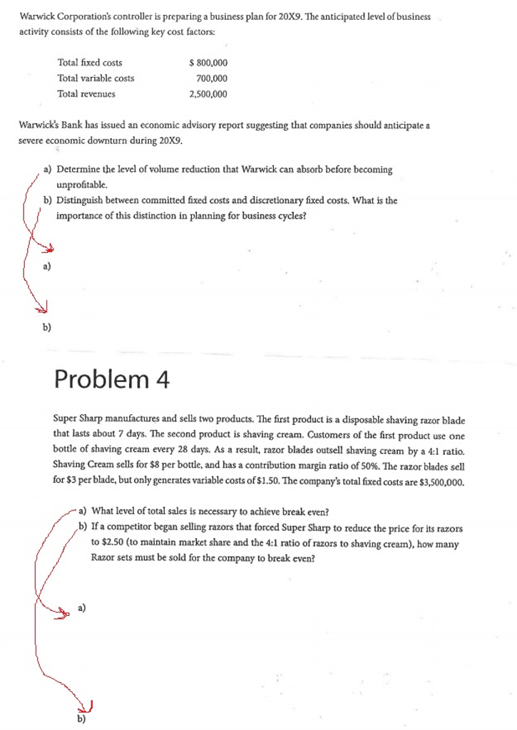Need assistance with this! Warwick Corporation's controller is preparing a business plan