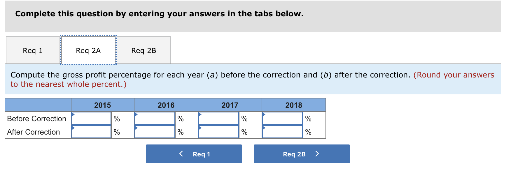 a four-year period show the following: Net Sales Cost of Goods Sold