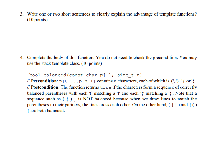  3. Write one or two short sentences to clearly explain the