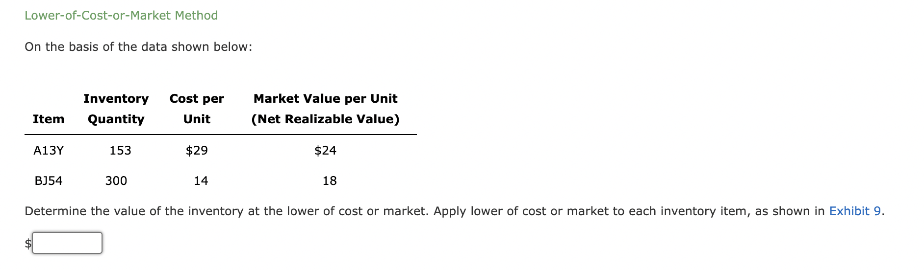 Using FIFO, LIFO, and Weighted Average Cost Methods The units of an