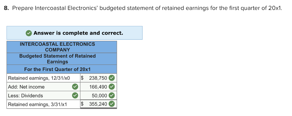 company's sales during the first quarter of 20x1 will increase by 10