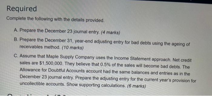 on December 20,2022 , had a credit balance of $1,700 in its