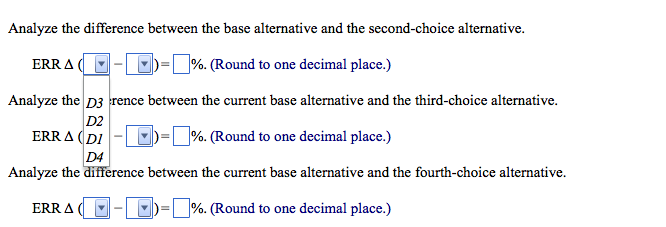 D3 B. Dl C. D2 D.D4 E. None of the above Analyze