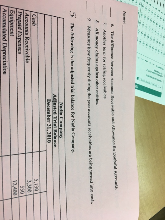 customer on Acerey 3. Sunshine Serv received account. C5rin a. Determine the