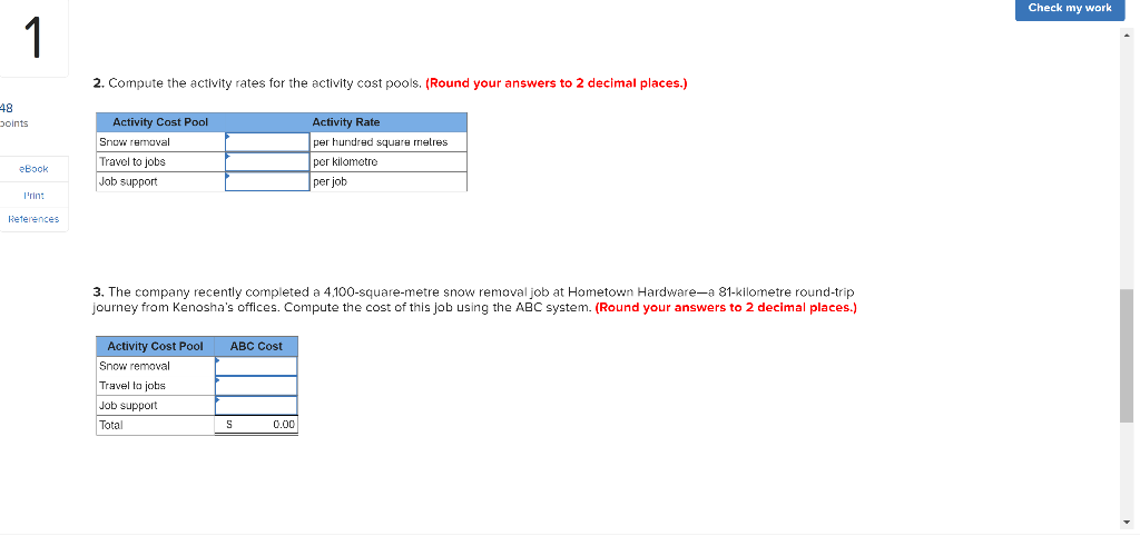 fee per hundred square metres of snow removal. The current fee is
