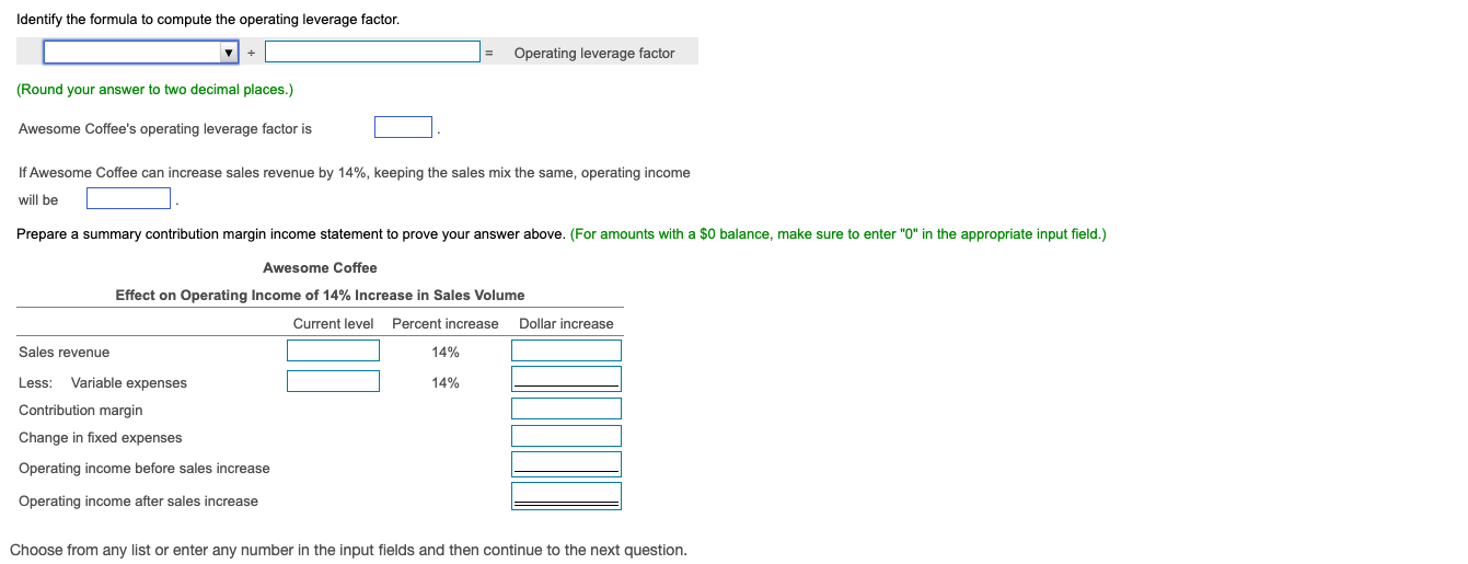 $ 72,000 10 Less fixed expenses: 11 Marketing expense $ 33,600 12