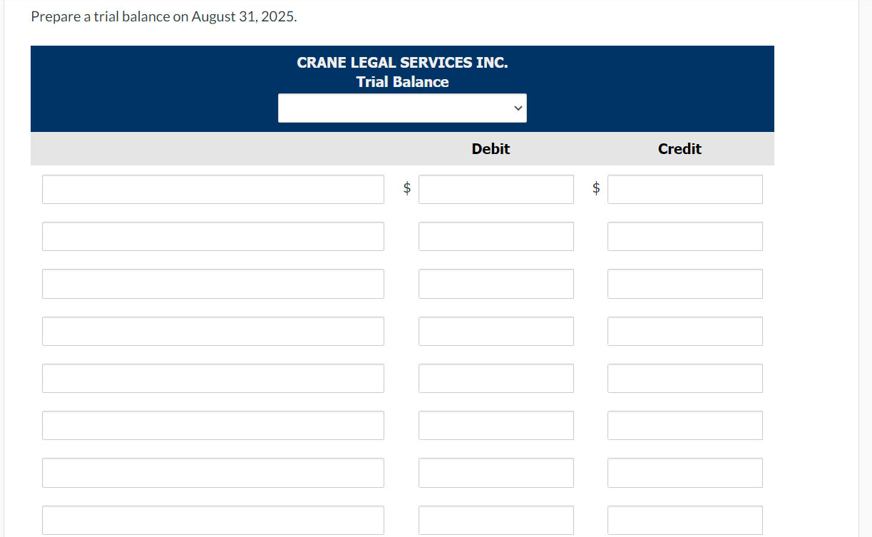 cash for issuing common stock to new investors. 6 Paid $2,050 cash