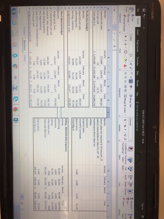 You are an managerial accou ntant for Blackmore Industries, and you are