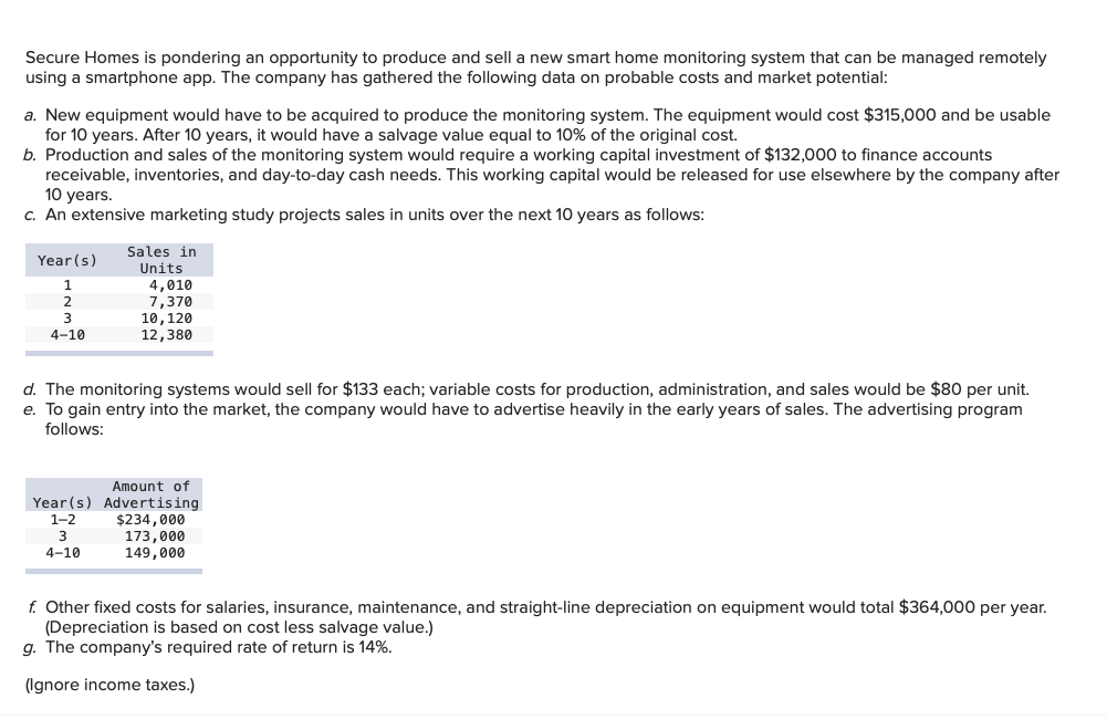 Please answer this question as possible Required: 1. Compute the net cash