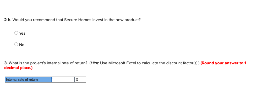 the monitoring systems for each year over the next 10 years. (Enter