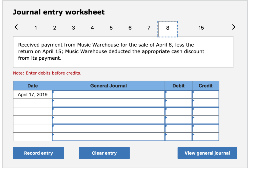 n/30. 10 Received payment from Alto Music Center in payment of Invoice