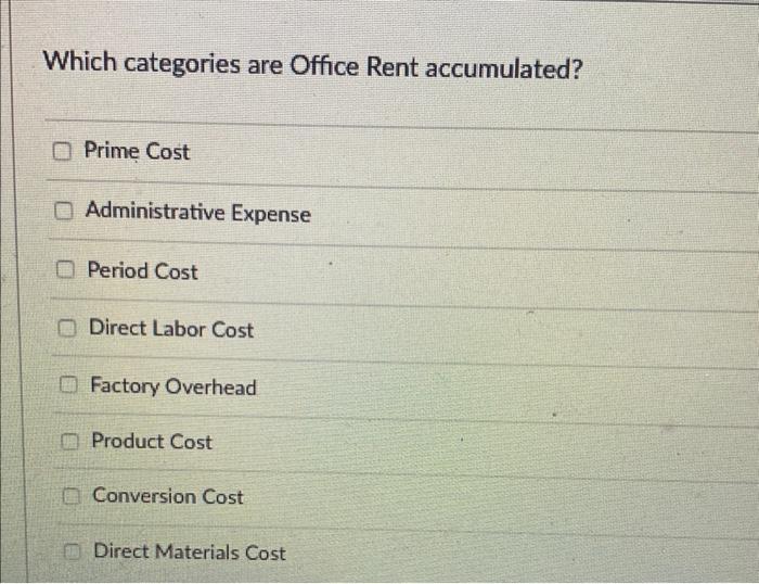  answer both for a thumbs up please Which categories are Office