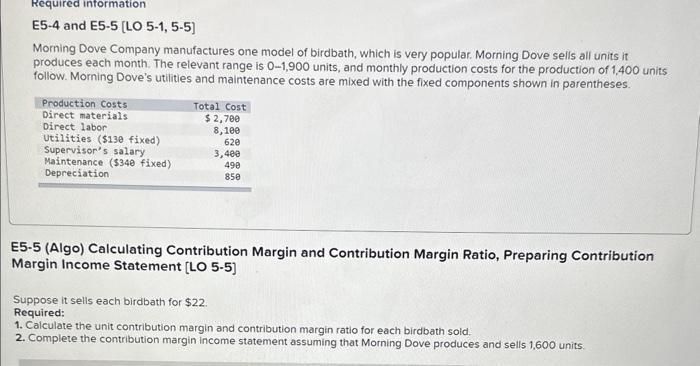  could someone please help me with this accounting problem? E5-4 and