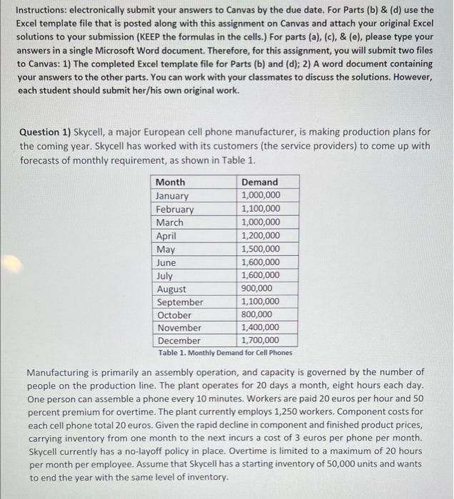  please answer a,b,c,d and e please fill in the excel document