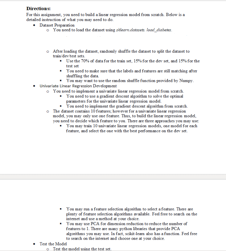 Hello, below are the assignment details, it is written in Python. Any