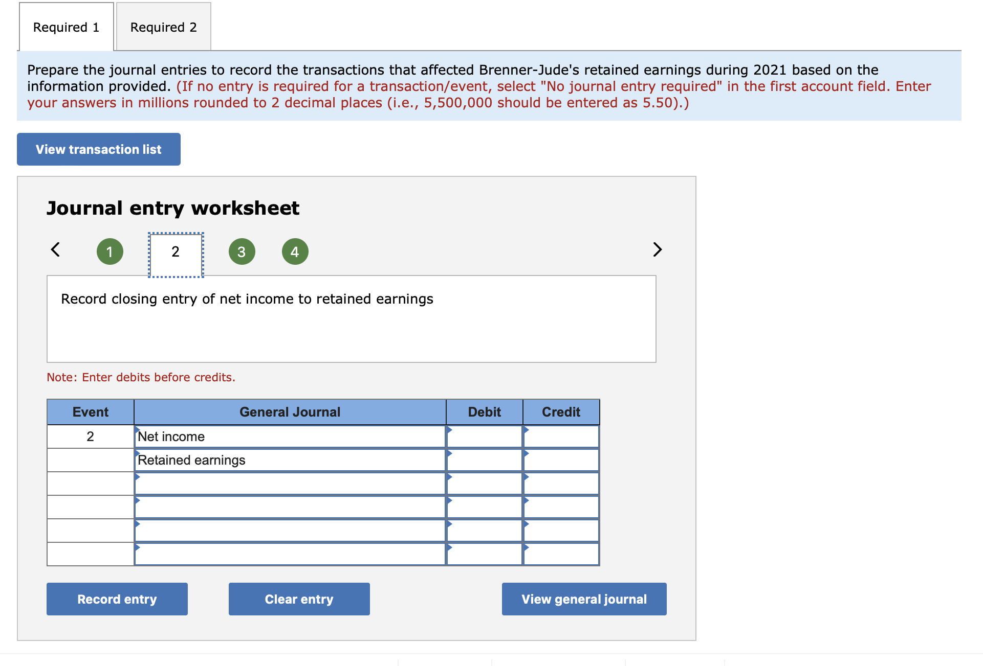 corporation had outstanding 94.00 million common shares, $3.0 par per share. Required: