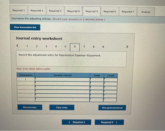 a. Supplies on hand December 31,$1770 e. Exptred insurance, $2,690. t. Depreciation