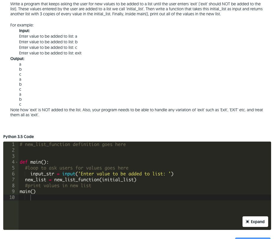 parameter and returns a list of words in the string. Words" are
