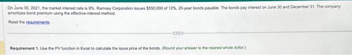 to calculate the issue price of the bonds. 2. Prepare a bond