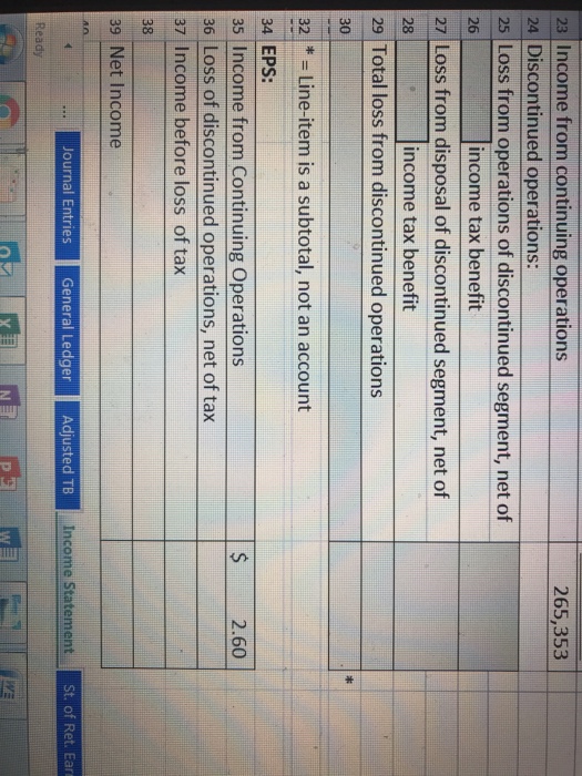 Profit $1,350,250 616,000 734,250* Operating expenses Selling expenses Administrative and general expenses