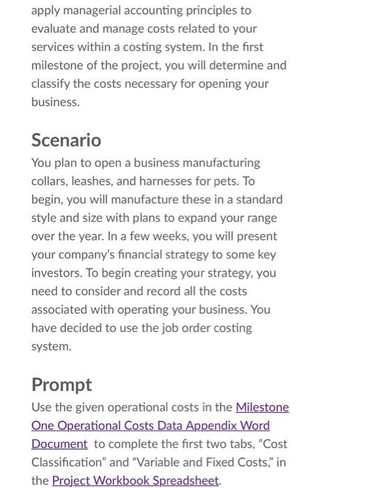 Need help with body classification apply managerial accounting principles to evaluate and